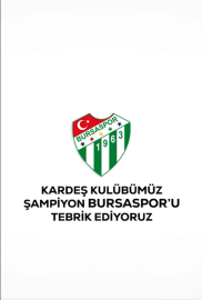 MKE Ankaragücü’nden Şampiyon Bursaspor’a Tebrik!