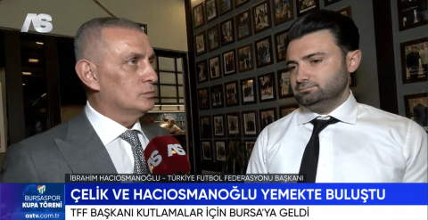 TFF Başkanı Hacıosmanoğlu: "Bursaspor'un Ait Olduğu Yeri Herkes Biliyor"