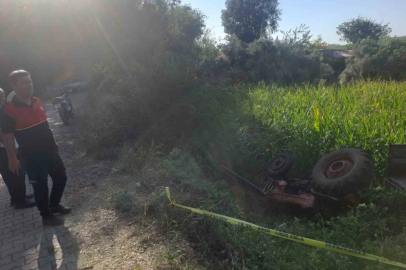 Osmaniye’de traktör devrildi, 2 kişi yaralandı

