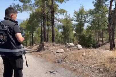 Burdur’da ormanlar, yangınlara karşı polis tarafından dronla denetleniyor
