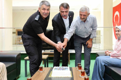 Erzurum’da emekli olan polislere  vefa
