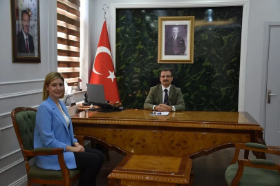 Kaymakam Güldoğan, yeni başhekimi ağırladı
