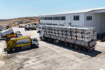 Ayvalık’a 1000 yeni çöp konteyneri
