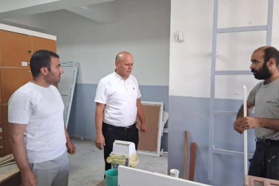 Çermik’te okullar yeni eğitim ve öğretim yılına hazırlanıyor

