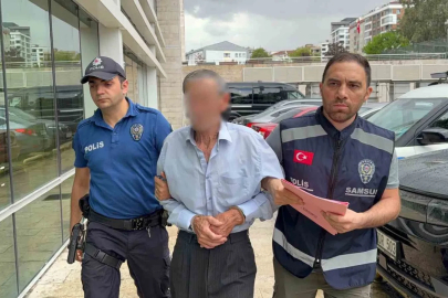 Tramvayda hayasızca harekette bulunan yaşlı adama gözaltı
