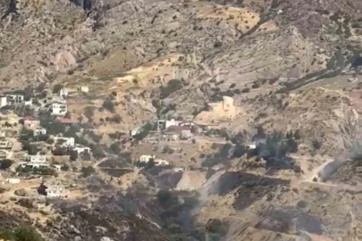 Eski Kahta Kalesi yanında çıkan yangın kontrol altına alındı
