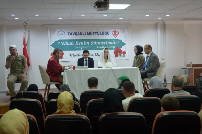 "İki İnsan Bir Hayat" projesiyle Tavşanlı’da anlamlı nikâh
