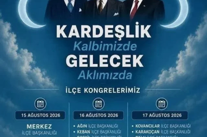 MHP Elazığ’da ilçe kongre takvimini duyurdu
