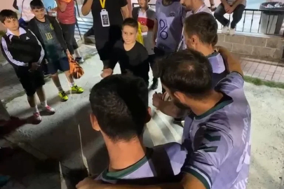 Minik Muhammed’in motivasyon konuşması ağabeylerini gülümsetti
