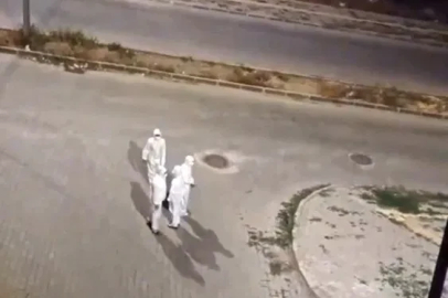 Elbistan’da gece görülen beyaz koruyucu tulum giyen şahıslar merak uyandırdı
