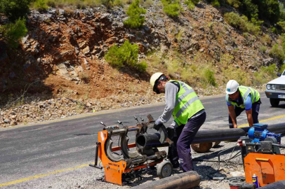 Fethiye Gökçeovacık su isale grup hattı yenileniyor
