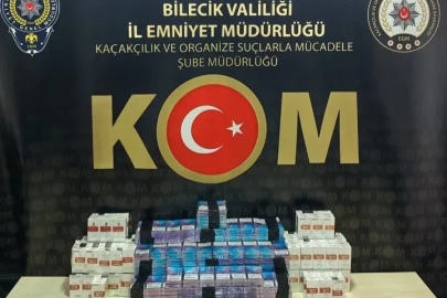 Bilecik’te 590 paket kaçak sigara ele geçirildi
