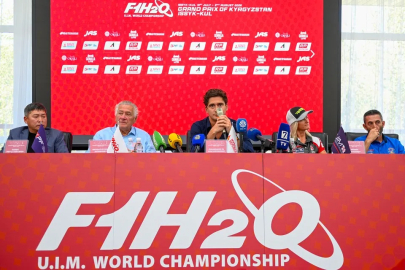 UIM F1H2O Dünya Şampiyonası Kırgızistan Grand Prix’sinin basın toplantısı yapıldı
