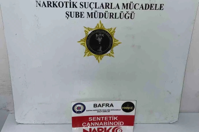 Bafra’da uyuşturucu operasyonunda 1 tutuklama
