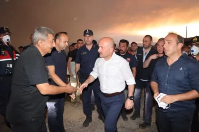 Aydın Valisi Varol yangın bölgesinde incelemelerde bulundu
