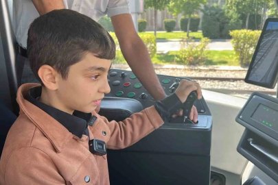 Tramvay tutkunu Miraç’ın hayali gerçek oldu
