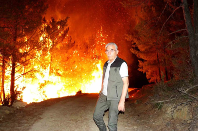 Orman Genel Müdürü Karacabey, sahada ekipleri yalnız bırakmadı
