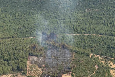 Yatağan’da korkutan zirai yangın kontrol altına alındı
