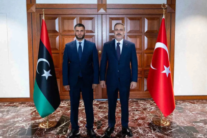 Bakan Fidan, Libya Milli Birlik Hükümeti İçişleri Bakan Vekili Trabelsi ile görüştü
