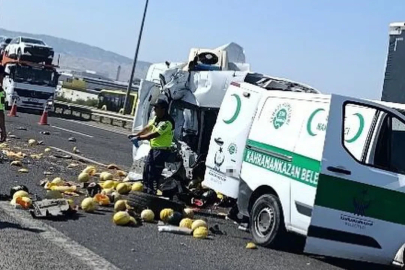 Ankara’da iki kamyonet çarpıştı: 1 ölü, 2 yaralı
