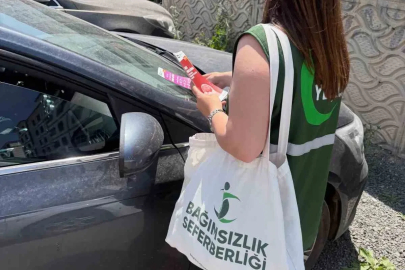 Yeşilay Kars Şubesi’nden sürücülere bağımlılıkla mücadele bilgilendirmesi
