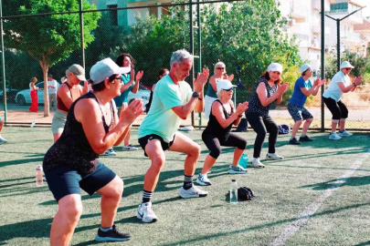 Didim’de ücretsiz sabah egzersizleri dört noktada sürüyor
