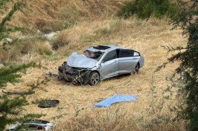 Kontrolden çıkan otomobil takla attı: 1 ölü
