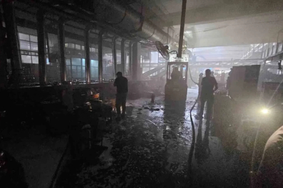 Kahramanmaraş’ta fabrika yangını
