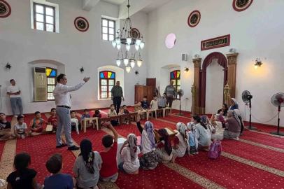 Kaymakam Ateş, Kur’an kursu öğrencileriyle buluştu

