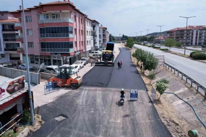 Kula’da yollar yenileniyor
