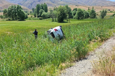Bingöl’de otomobil takla attı: 4 yaralı
