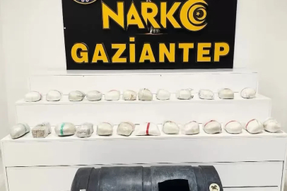 Gaziantep’te 24 kilo uyuşturucu ele geçirildi: 1 gözaltı
