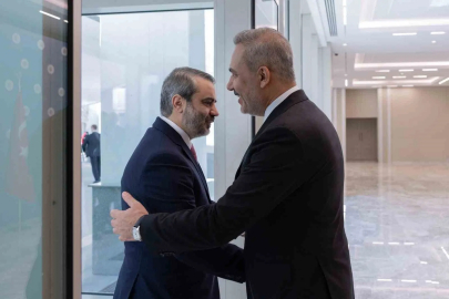 Bakan Fidan, Suriyeli mevkidaşı Şeybani ile görüştü
