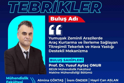 BEUN’lu akademisyen ve öğrencilerin buluşuna patent
