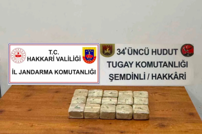 Hakkari-İran sınırında 7 kilo 720 gram eroin ele geçirildi

