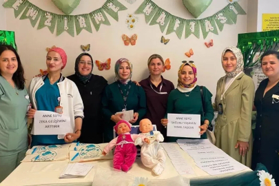 Anne sütünün önemi vatandaşlara anlatıldı
