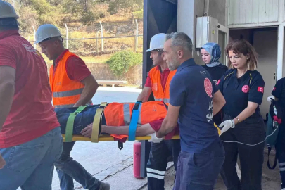 Kahramanmaraş’ta yangın ve kurtarma tatbikatı
