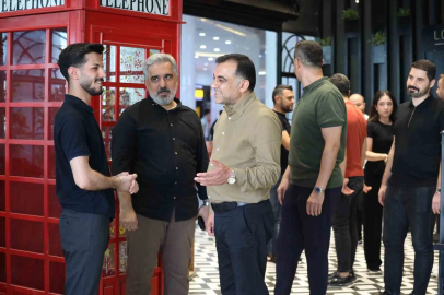MTSO Başkan adayı Duyan, esnafla bir araya geldi
