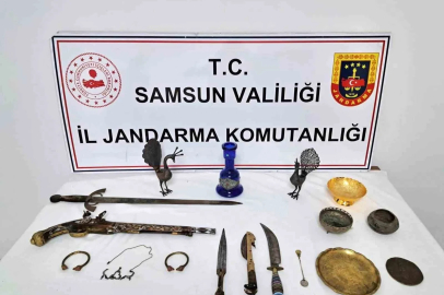 Tarihi eser operasyonu: Tarihi objeler ele geçirildi
