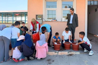 Çıldır’da "Yeşeren eller" projesi hayata geçirildi

