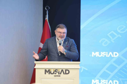 AK Partili Saygılı, MÜSİAD İzmir Kongresi’nde konuştu:  "Türkiye Yüzyılı hedeflerine üretim ve yatırımla ulaşacağız"
