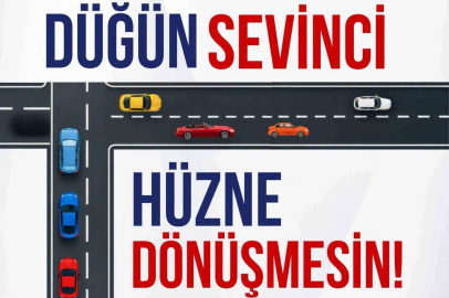 Erzurum Emniyeti’nden ’Düğün Konvoyu’ uyarısı: "Sevinç hüzne dönüşmesin"
