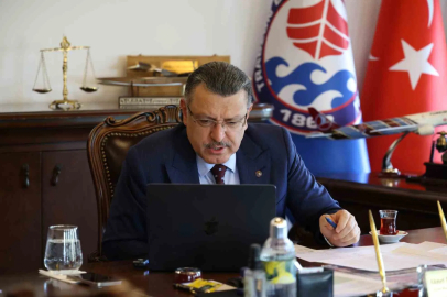 Başkan Genç Mısır televizyonuna Trabzon’u anlattı
