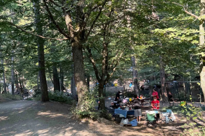 Doğasıyla hayran bırakan Beşikderesi Şelalesi’nde hafta sonu yoğunluğu
