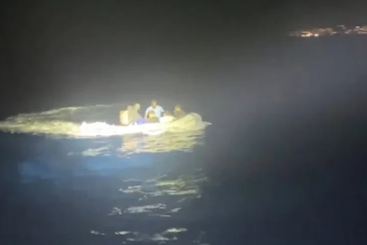Bodrum’da lastik botta 6 düzensiz göçmen yakalandı

