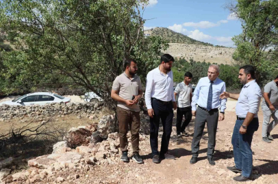 Mardin’de tarım arazilerini korumak amacıyla açıktan akan dere yer altına alınıyor
