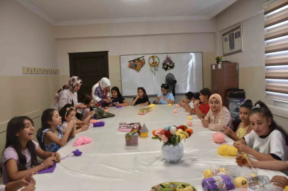 Şahinbey’de yaz tatili ilmek ilmek üretime dönüşüyor
