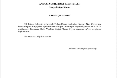 İYİ Parti Balıkesir Milletvekili Çömez hakkında soruşturma başlatıldı
