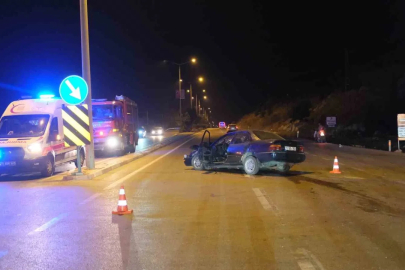 Karaman’da otomobiller çarpıştı: 3 yaralı
