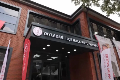 Yayladağı İlçe Halk Kütüphanesi hizmete açıldı
